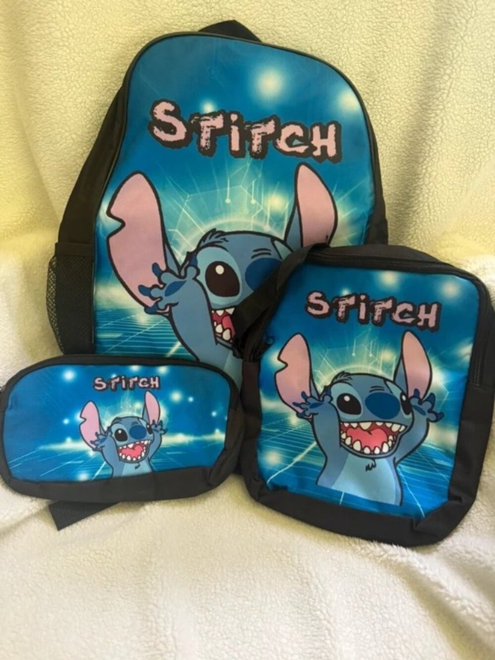 Stitch kids 3-piece backpack